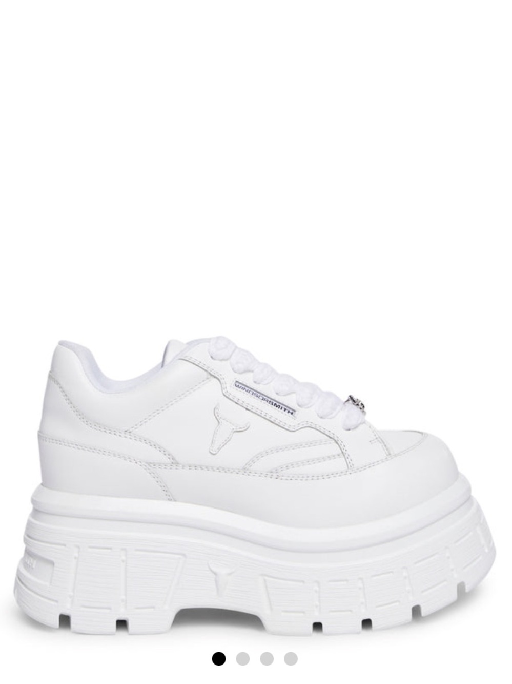 Windsor Smith White Chunky Platform Women's Sneakers